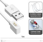 ⁦T Tersely Charger Compatible with Xiaomi Smart Band 8, 1M Replacement USB Charging Cable Dock Base for Xiaomi Smart Band 8/8 Active/Band 8 Pro, Redmi Watch 3/3 Lite/2 Active, Redmi Band 2 (White)⁩ - الصورة ⁦4⁩