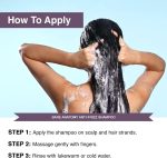 ⁦Bare Anatomy Anti Frizz Shampoo, Frizz Control Upto 24 Hrs, Powered By Hyaluronic Acid & Fatty Acids, Smooth, Shiny & Frizz Free Hair, Paraben & Sulphate Free, Women & Men, 250Ml⁩ - الصورة ⁦5⁩
