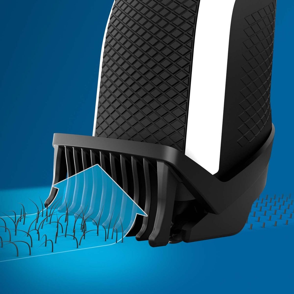 ⁦Philips Beard Tri mmer Series 3000 with Lift & Trim PRO system (Model BT3206/13),White/Black, Packaging may vary⁩ - الصورة ⁦4⁩