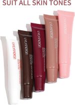 ⁦DENESTUP Lip Jam Hydrating Lip Gloss | Glittery Shiny Plumping Lip Gloss | High Gloss Glass-Like Nude Shiny Jelly Liquid Lipstick (5 Colours Set)⁩ - الصورة ⁦8⁩