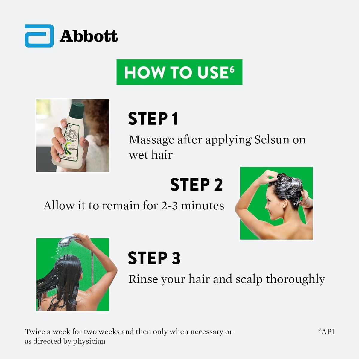 ⁦Selsun Abbott Shampoo - 120ML⁩ - الصورة ⁦4⁩