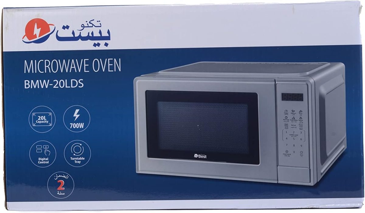 ⁦Techno Best 20 Liter 700W Microwave Oven with Push Button Control| Model No BMW-20LDS with 2 Years Warranty⁩ - الصورة ⁦6⁩