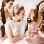 ⁦LAPOHI 2 Pieces Wedding Flower Headpieces for Girls, Flower Girl Hair Accessories for Wedding Rhinestones Flower Headband Fairy Pearl Flower Crown for Girls Bridal Crystal Flower Tiara for Women⁩ - الصورة ⁦4⁩