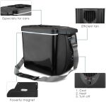 ⁦QBNZAXC Mini fridge Car Refrigerator 6L Freezer Two Type Electrical Cooler Heater for Travel Hiking Camping Outdoor Dual-use Icebox Auto Fridge⁩ - الصورة ⁦6⁩