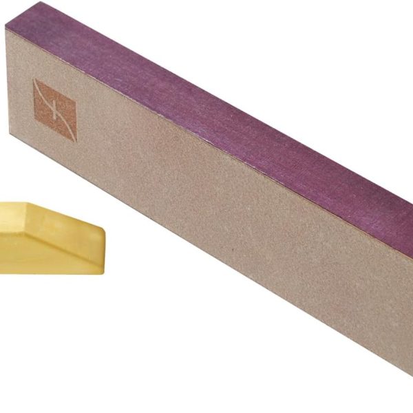 Flexcut PW14 Knife Strop, with 1 Ounce Bar of Flexcut Gold Polishing Compound, 8 X 2 Inch Leather Surface
