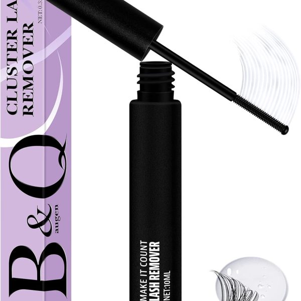 B&Q Lash Remover for Cluster Lashes 10 ML Lash Cluster Remover Cluster Lash Remover Cluster Lash Bond Remover Lash Adhesive Remover Lash Glue Remover Lash Bond and Seal Remover（Remover-XP-10ML)