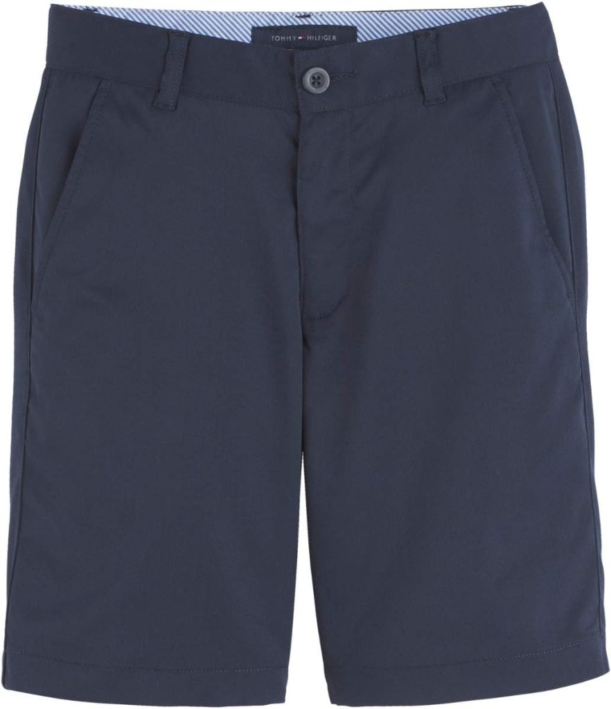 Tommy Hilfiger Boys Performance Golf Shorts, Breathable, Kids School Uniform Clothes