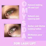 ⁦Omysda Eyelash Lift Kit Eyebrow Lamination Kit Solution 2 In 1 Professional Kit For Eyebrow And Eyelash Perm 6 To 8 Weeks Lasting For Professional Use And Per⁩ - الصورة ⁦6⁩