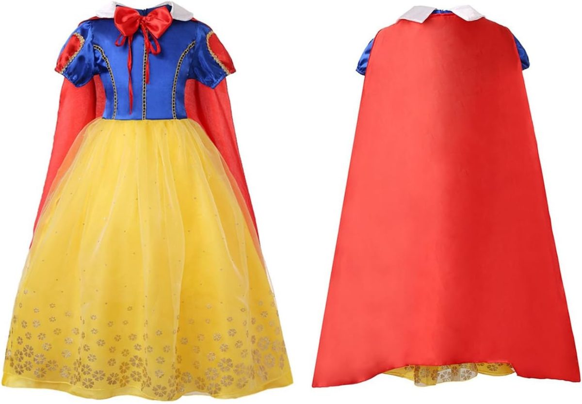 ⁦10 PCS Princess Dresses for Girls Costume Kids Birthday Party Halloween Costume Dress with Accessories up 3-10Years⁩ - الصورة ⁦2⁩