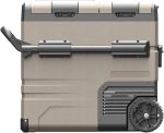 ⁦QBNZAXC Mini fridge 55L Portable Refrigerator Double Door Fridge Cooler Freezer Compressor Fast Refrigeration⁩ - الصورة ⁦3⁩