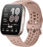 Amazfit Bip 6 Smart Watch 46mm, 14 Day Battery, 1.97" AMOLED Display, GPS & Free Maps, AI, Bluetooth Call & Text, Health, Fitness & Sleep Tracker, 140+ Workout Modes, 5 ATM Water-Resistance, Blush