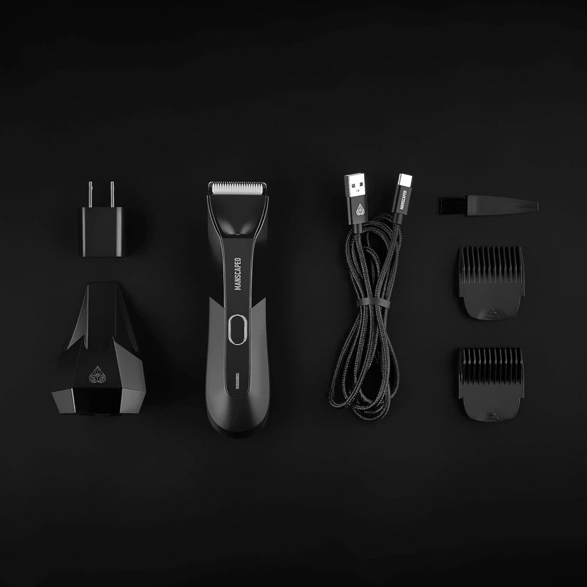 ⁦MANSCAPED™ Electric Groin Hair Trimmer, The Lawn Mower™ 4.0, Replaceable SkinSafe™ Ceramic Blade Heads, Waterproof Wet/Dry Clippers, Rechargeable, Wireless Charging, Ultimate Male Hygiene Razor⁩ - الصورة ⁦8⁩
