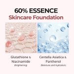 ⁦Milktouch Milky Glow Cushion Foundation | Christmas Filler | Viral Korean Cushion Foundation | Crystal Skin Rust Free Long Lasting Wrinkle Free Moisturizing⁩ - الصورة ⁦4⁩