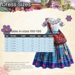 ⁦Home Smart Princess Costume Dress with Glasses and Ear Clip And Bag for Girls Ideal Gift for Birthday or Any Special Occasions⁩ - الصورة ⁦2⁩