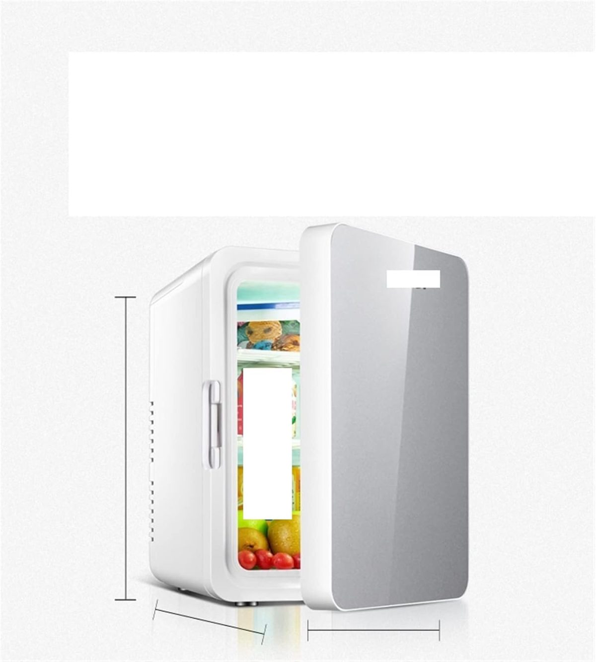 ⁦Avcbno Compact refrigerator Household Mini Refrigerator Household Mini Refrigerator Refrigerator⁩ - الصورة ⁦2⁩
