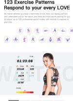 ⁦BLS-SA Smart Watch for Men Women,1.81" Display Smartwatch With Live Wallpaper Fast Charge Long lasting battery Bluetooth Fitness Tracker With Phone Calling IP68 For iOS Android Phone（Black）⁩ - الصورة ⁦6⁩