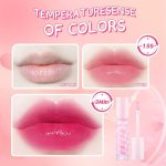 ⁦KASTWAVE 3Pcs Color Changing Hydrating Lip Oil Set, Pink Magic Mood Liquid Lipstick, High-Shine Clear Temperature Color Change Lip Stain Lip Balm, Long Lasting Nutritious Natural PH Color Change Lip⁩ - الصورة ⁦5⁩