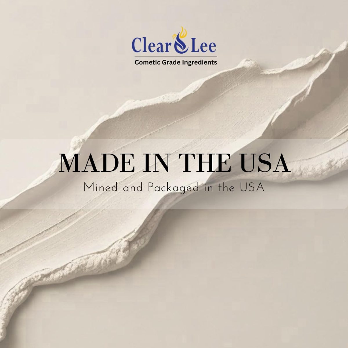 ⁦ClearLee Kaolin Clay Cosmetic Grade Powder - 100% Pure Natural Powder - Great For Skin Detox, Rejuvenation, and More - Heal Damaged Skin - DIY Clay Face Mask (8 oz)⁩ - الصورة ⁦5⁩