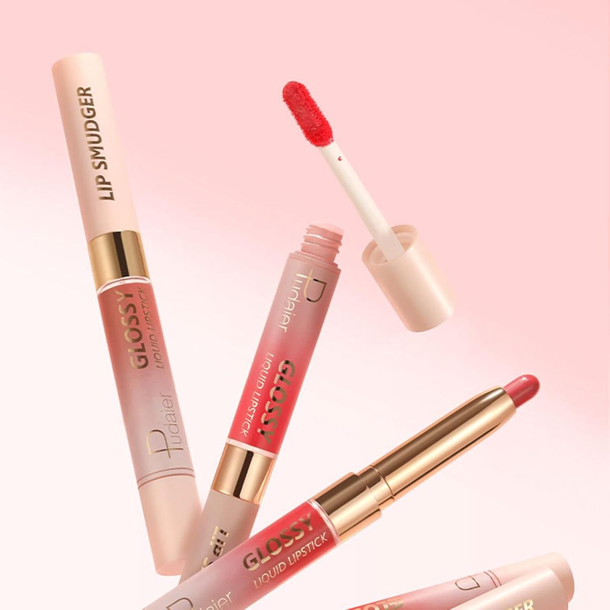⁦2-IN-1 Lip Liner and Lip Stain High Pigmented Lip Liner And Lip Stian Set, Long Lasting Waterproof Velvet Lip Tint, Well-Defined Lipliner Moisturize And Plump, Non-Stick Cup⁩ - الصورة ⁦7⁩