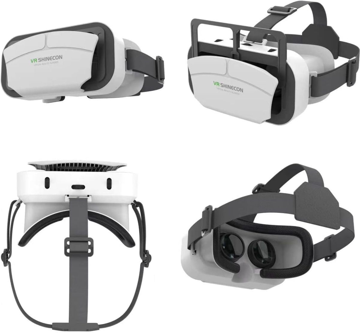 ⁦Azonee VR Headset Phone Within 4.7-7.2inch Display Screen Universal Virtual Reality Goggles Soft Comfortable Updated 3D Glasses Compatible for iPhone Android Wearable VR Set for Kids Adults⁩ - الصورة ⁦8⁩