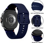 ⁦T Tersely 3 Pack Soft Silicone Watch Band Compatible with Samsung Galaxy Watch Watch 8 (40/44mm), 8 Classic, Ultra2(2025), No Gap Smartwatch Sport Strap For Men⁩ - الصورة ⁦3⁩