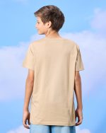 ⁦REDTAG Senior Boys Beige Astronaut Print T-Shirt⁩ - الصورة ⁦3⁩