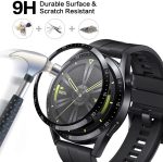 ⁦[Upgraded] 3 Pack PMMA 3D Screen Protector Compatible With Huawei Watch GT3 Pro 46 mm, Anti-Scratch for GT 3 Pro (Huawei GT3 Pro)⁩ - الصورة ⁦2⁩