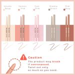 ⁦Produco [thebom] AegyoSal Eyeliner Under-Eye Enhancing Pencil Highlighter Eye Makeup (2set) (Volume Beige + Shadow Brown)⁩ - الصورة ⁦7⁩