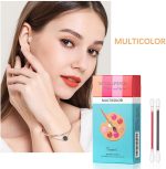 ⁦KASTWAVE Cotton Swab Tattoo Lipstick - Waterproof Non-Stick Lip Tint, Long Lasting Matte Lip Gloss (Multicolor, 20Pcs)⁩ - الصورة ⁦3⁩