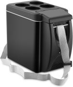 ⁦DDCVFREE Mini fridge Car Refrigerator Freezer Heater 6L Mini Car Freezer Cooler Warmer Portable Electric Fridge Icebox Travel Refrigerator⁩ - الصورة ⁦4⁩