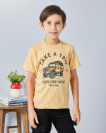 ⁦REDTAG Boys Printed T-Shirt⁩ - الصورة ⁦2⁩