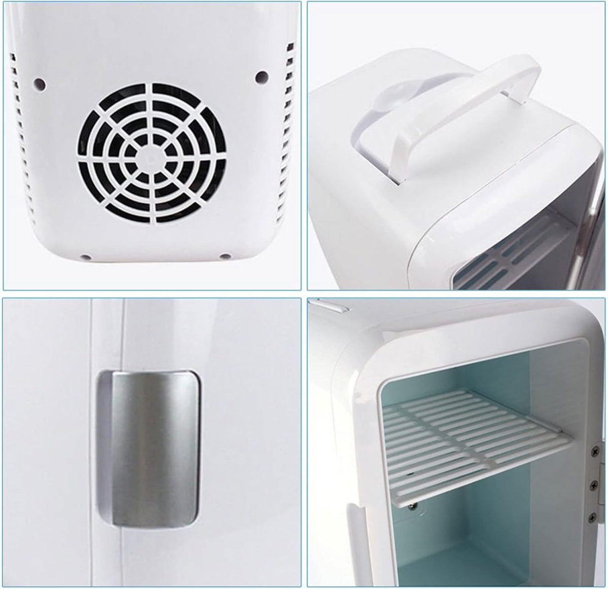 ⁦QBNZAXC Mini fridge Portable Refrigerator Hot Cold Freezer For Car Home Dormitory Household Beauty Refrigerator Kitchen Appliances EU Plug⁩ - الصورة ⁦4⁩