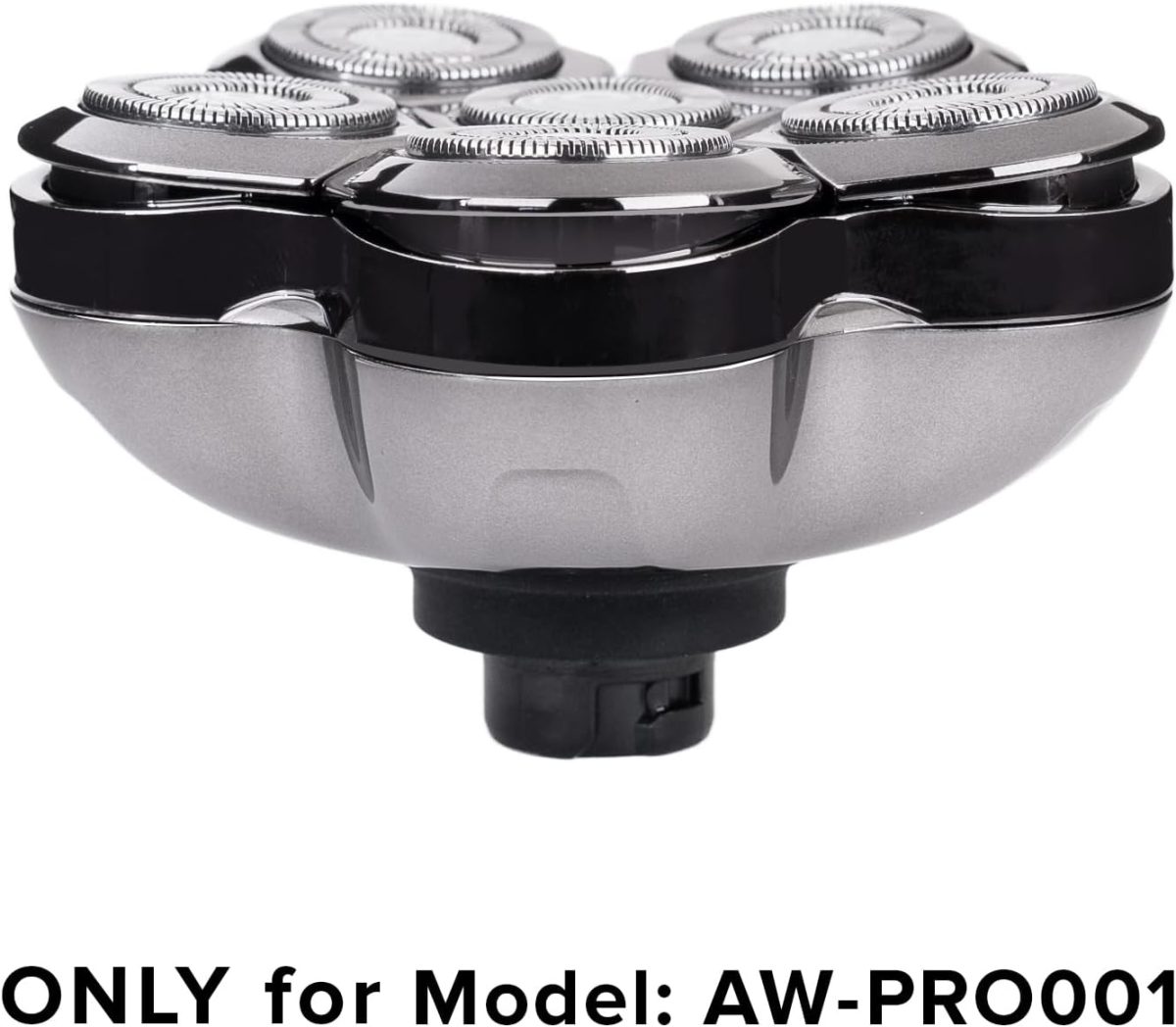 ⁦AidallsWellup 6D Blade Refills, 𝐎𝐍𝐋𝐘 𝐟𝐨𝐫 𝐌𝐨𝐝𝐞𝐥: 𝐀𝐖-𝐏𝐑𝐎𝟎𝟎𝟏, for AidallsWellup Electric Head Shaver for Bald Men⁩ - الصورة ⁦5⁩