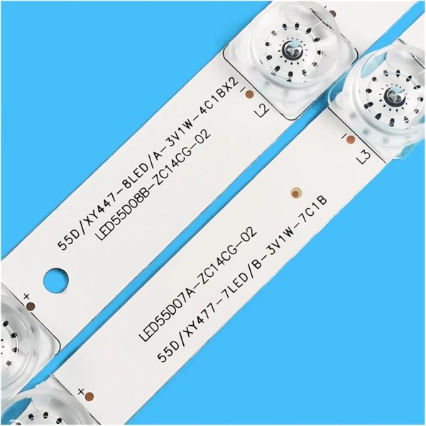 XSGZFC New 14PCS/lot For 55" LCD TV LED55D08B-ZC14CG-02 LED55D07A-ZC14CG-02 30355008225 30355007206 LED 55D8 LED 55D7 LT-55C550