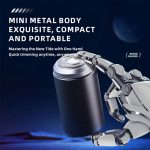 ⁦SopamiMini Electric Shaver, Mini Portable Electric Shaver, Usb Rechargeable Waterproof Electric Razor, SopamiPortable Mini Electric Shaver, Electric Shaver Beard Trimmer (Silver*1)⁩ - الصورة ⁦2⁩