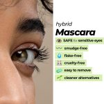 ⁦Ruby's Organics Mascara Black - Natural, Non-toxic, Long-lasting, Waterproof, Full-lift, Eye Makeup, Safe and Non-irritating Formula for Sensitive Eyes, Cruelty-Free, Paraben Free - Black, 6.5ml⁩ - الصورة ⁦4⁩