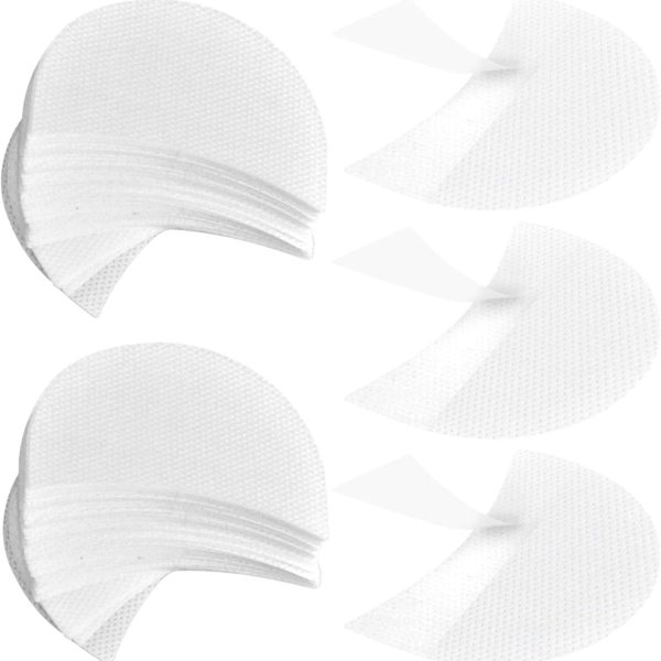 Joyzzz Eyeshadow Shields, 100 PCS Makeup Tape Supplies, Eyeshadow Stencil for Prevent Makeup Residue, Eyeshadow Gel Pad Patches Eyeshadow Stencils for Prevent Eyelash Extensions, Tinting
