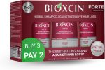 BIOXCIN FORTE HAIR LOSS SHAMPOO 3 PCS IN 1 BOX