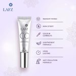 ⁦LAFZ Halal Golden Beige Anti-pollution Cc Cream, Non-sticky Formula for Long-lasting Radiant Finish, Marine Thermal Water From Noirmoutier, France Made in Italy⁩ - الصورة ⁦4⁩