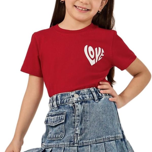 Styli Girls Graphic Print Short Sleeve T-Shirt