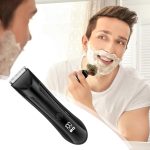 ⁦Beard Trimmer,Waterproof Pubic Hair Groomer | Rechargeable Shaving Tool Precision Grooming for Body Face Mustache Nose Husband Travel⁩ - الصورة ⁦2⁩
