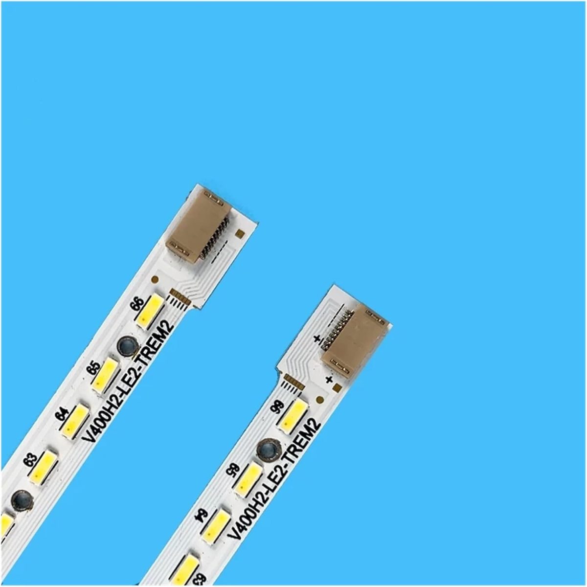 ⁦XSGZFC New 2PCS/lot 453mm For 40" TV backlight 40AL800 40EL100C V400HJ2-LE2 E187565 V400H2-LE2-TLEM2 TLEM2 V400H2-LE2-TREM2 TREM1⁩ - الصورة ⁦3⁩