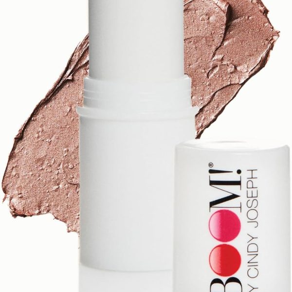 Boomstick Glimmer ® Highlighter Makeup Stick, Subtle Shimmer Face Highlighter Stick for Mature Skin, Hydrating Cream Makeup for Cheekbones, Brow Bones & Nose, No Glitter Highlight