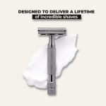 ⁦ROCKWELL RAZORS 6C Gunmetal Chrome Double-Edge Safety Razor with 6 Adjustable Shave Settings and 5 Blades⁩ - الصورة ⁦6⁩