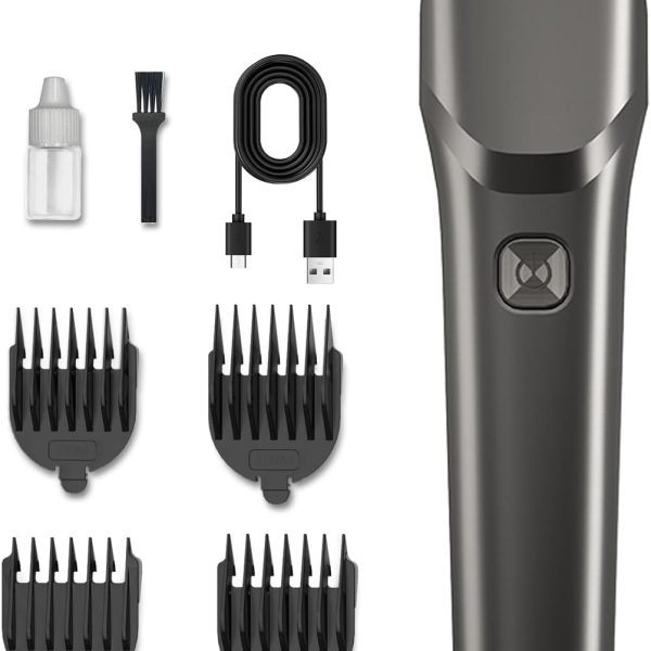 ENCHEN Hair Trimmer Men, Rechargeable Beard Trimmer with Travel Lock and Battery Indicator, Hair Clipper Supporting TYPE-C Rapid Charging，100 Mins Runtime and Cordless Use