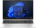 ⁦HP Laptop | 15.6 Inch FHD Display | Intel Core i7-1355U | 16 GB DDR4 RAM | 512 GB SSD | Intel Iris Xe | Windows 11 Pro | QWERTZ Keyboard | Natural Silver | Office 2024 | Wireless Mouse & NBP Bag⁩ - الصورة ⁦2⁩