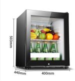 ⁦XXCFVFG Small refrigerator Mini Single Door Refrigerator Super Capacity Ice Bar Refrigeration Micro Freezing Office Hotel Household Exquisite⁩ - الصورة ⁦3⁩