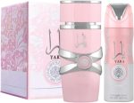 SAPPHIRE'S CHOICE Yara Women Edp Perfume | Yara Eau de Parfum for Women 100ml | Floral and Jasmine Fragrance | Yara Perfume + Deodrant Yara Spray 200ml Arabian Fragrance Perfume Made In Dubai By