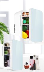 ⁦Avcbno Compact refrigerator 20L Mini Fridge Refrigerator Beauty Cooler Warmer Refrigerators Constant Temperature Skincare Preservation For HOME⁩ - الصورة ⁦3⁩