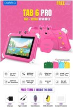 ⁦Oteeto Tab Pro 6 4GB/128GB Wi-Fi Tablet for Kids, 7-Inch Size⁩ - الصورة ⁦5⁩
